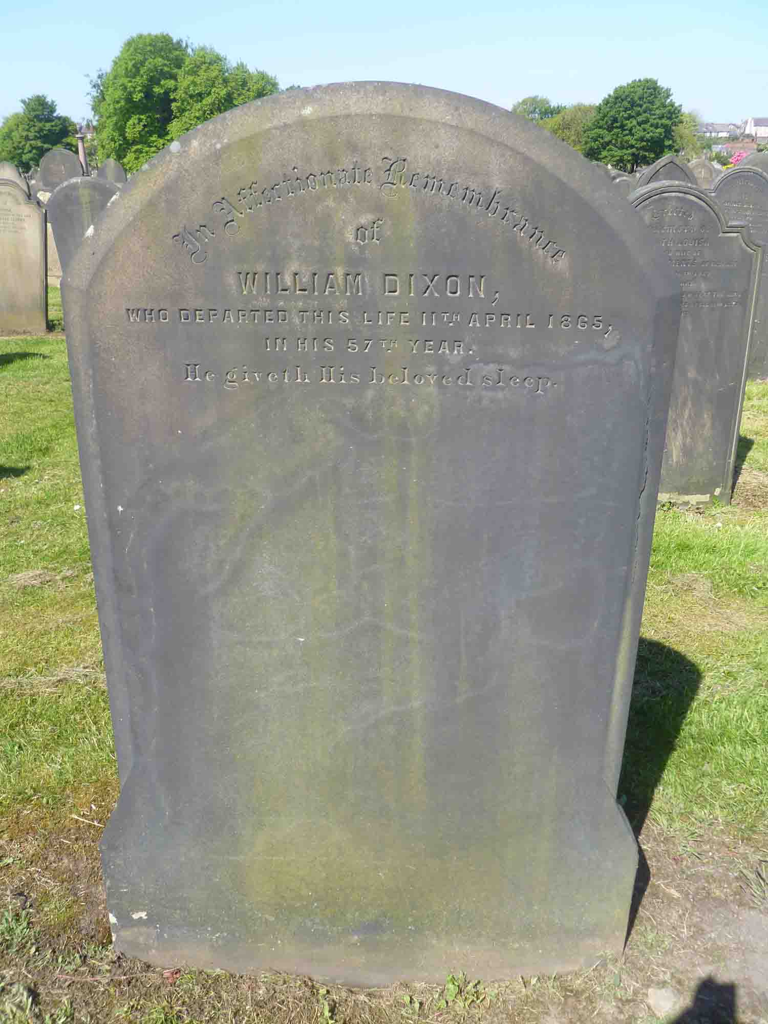 Dixon, William (H Left 11)